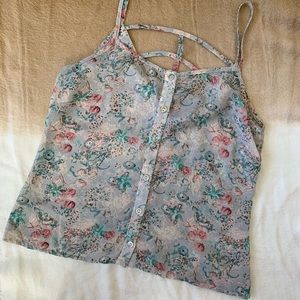 Tilly’s Floral Tank Top (S)